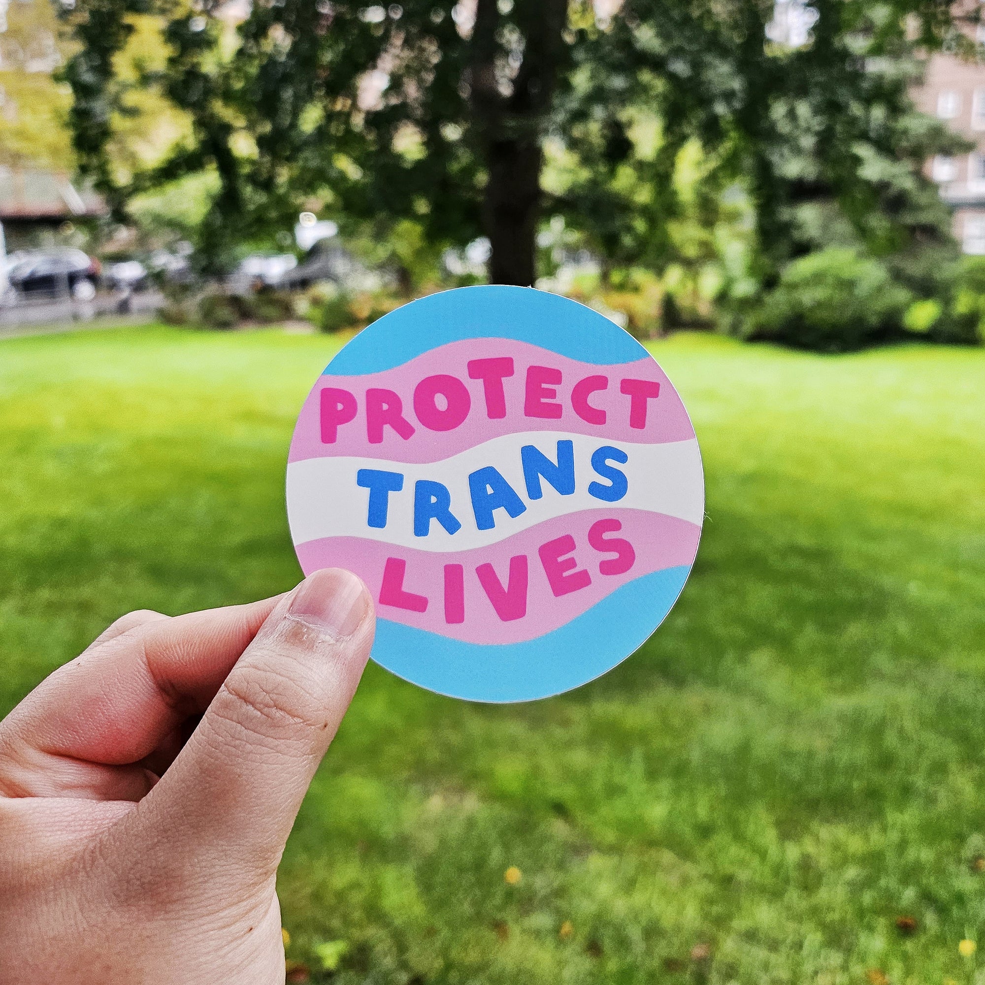 Protect Trans Lives Sticker